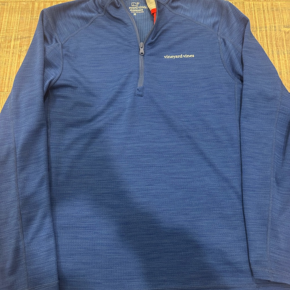 Vineyard Vines Men's Navy Quarter-Zip Pullover